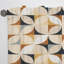 Geometric Harmony - Rideau en velours moderne - obscurcissant - 1 panneau-107576212