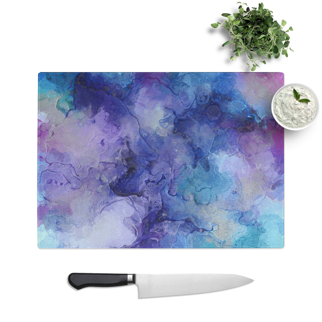 Glass Midnight Joy in Abstract Chopping Board