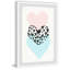 «Acklin Crackling Triple Hearts», reproduction encadrée-997809696