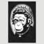 «Banksy Monkey Queen», impression de graffiti et art populaire célèbre Pop Art moderne urbain multicolore - impression-97558448-97558452