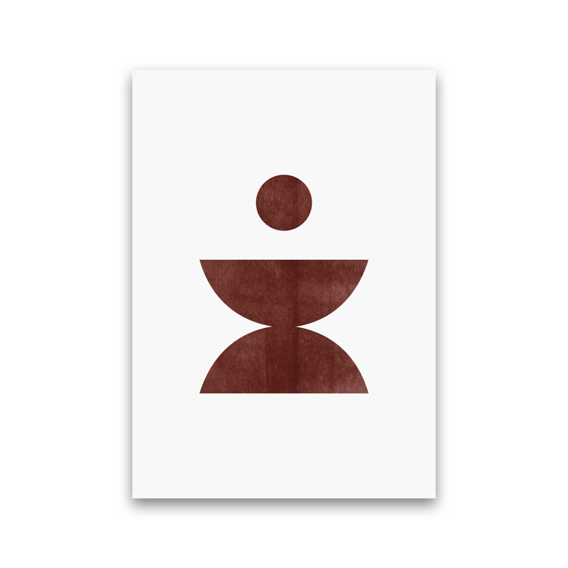 Abstract Geometric No 4 - Print, 42cm H x 30cm W x 1cm D, No Framed