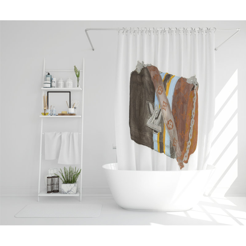 Purtell Polyester Shower Curtain Set
