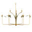 Verdant Chandelier With Leaves