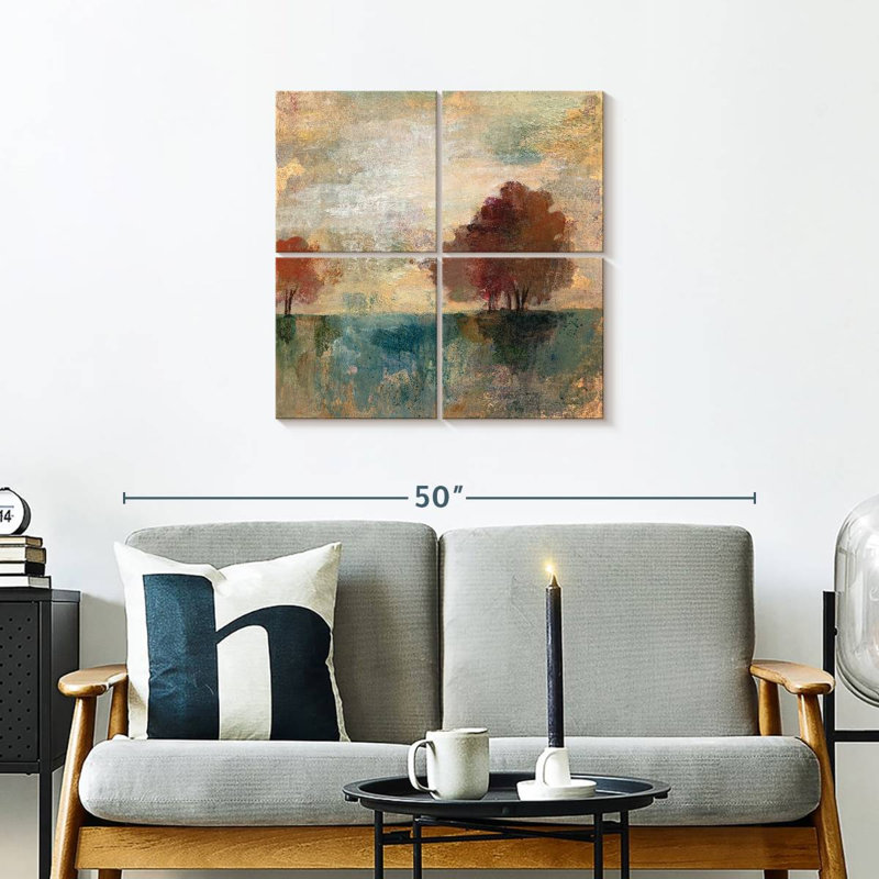 Avery paysage monogramme III, H 26 po x l 26 po