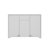 47.2'' W Elegant Sideboard With Drawer And Curved Shape Doors
