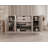 100% Solid Wood 65" Sideboard with Solid Doors, 2-Drawers and Adjustable Shelves-464648544