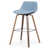 Linen Look Polyester Fabric-Denim Grey