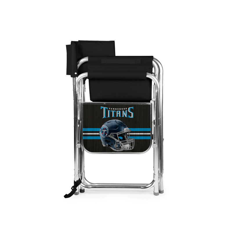 Folding Director Chair, Tennessee Titans, Black