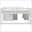 Lit mezzanine double pleine grandeur avec glissade