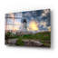 «Cloudy Skies At Pemaquid Point» par Rick Berk, art mural en verre acrylique-1127717270