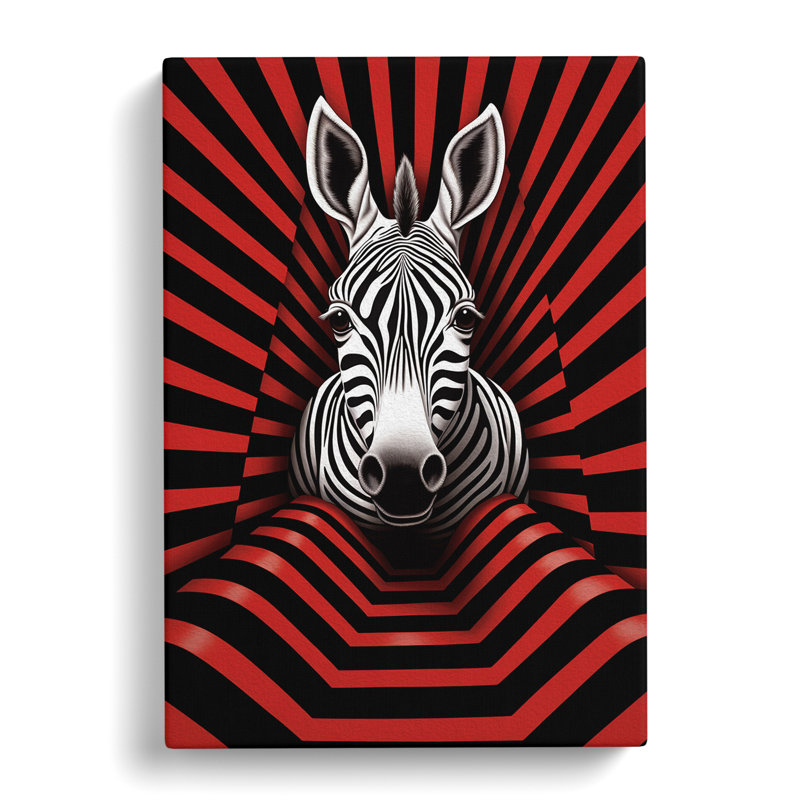 Zebra Op No.2 - No Frame Print