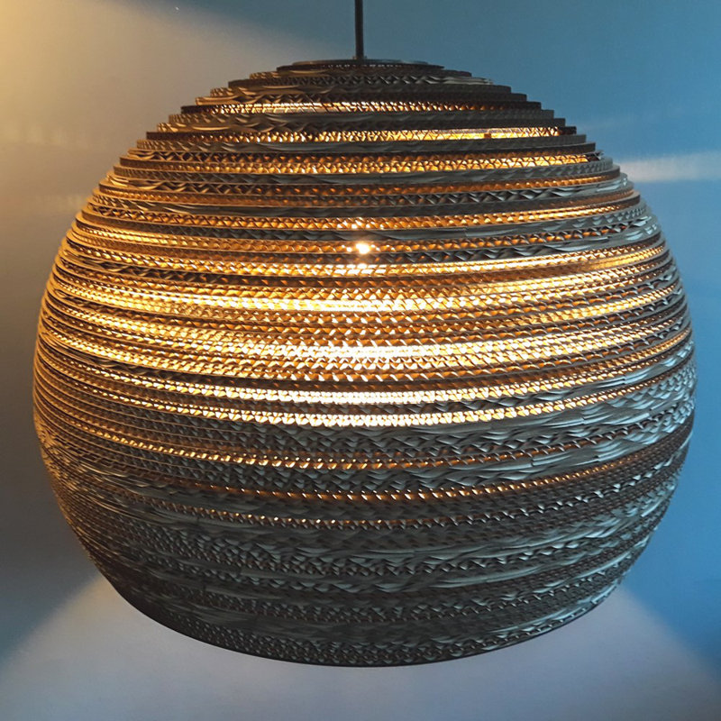 Tiffin 1 - Light Sphere Pendant, 45cm H x 55cm W x 55cm D
