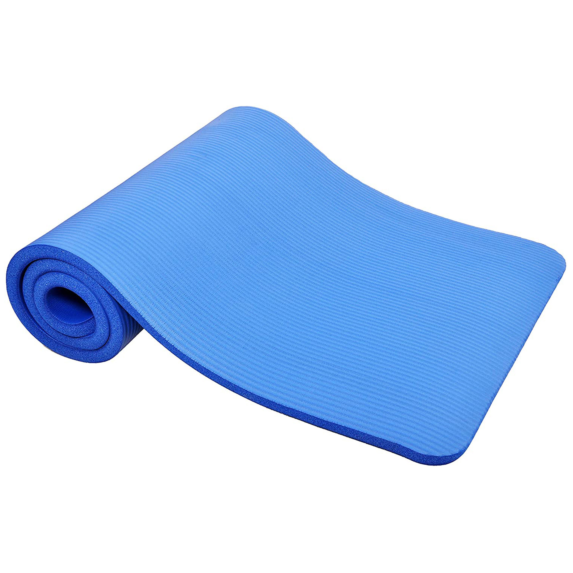 1/2-Inch Extra Thick High Density Anti-Tear Exercise Yoga Mat and Knee –  BalanceFrom Fitness