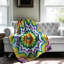 Jeté psychédélique Mandala Delight - 1 pièce Sher-131569794
