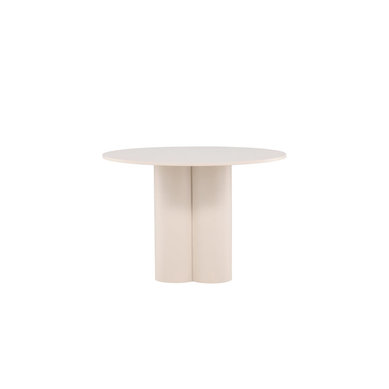 Daniellah Round Dining Table, Beige
