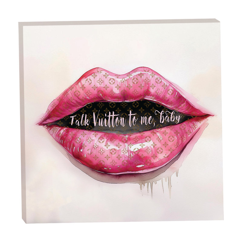 Talk Vuitton to Me Baby 16x16