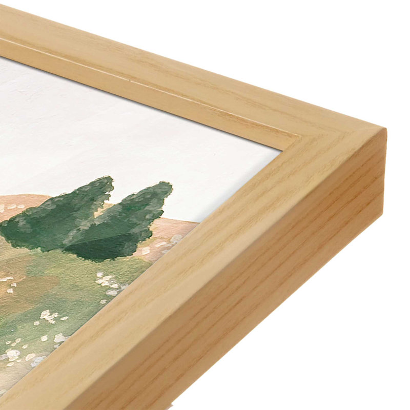 «Guide To Walking Trails» par MOSLA, reproduction d'art sur toile, Tan, 16" H x 12" W
