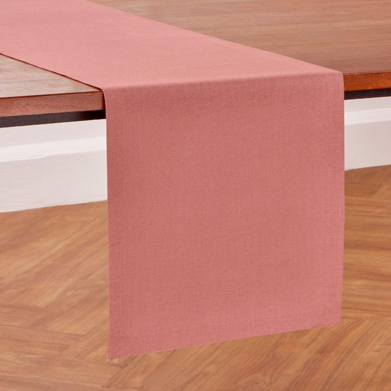 Diana - 100% Pure Linen Table Runner, Natural, 60" x 14"