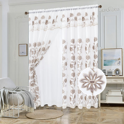 Alok Room Darkening Curtain Single Panel