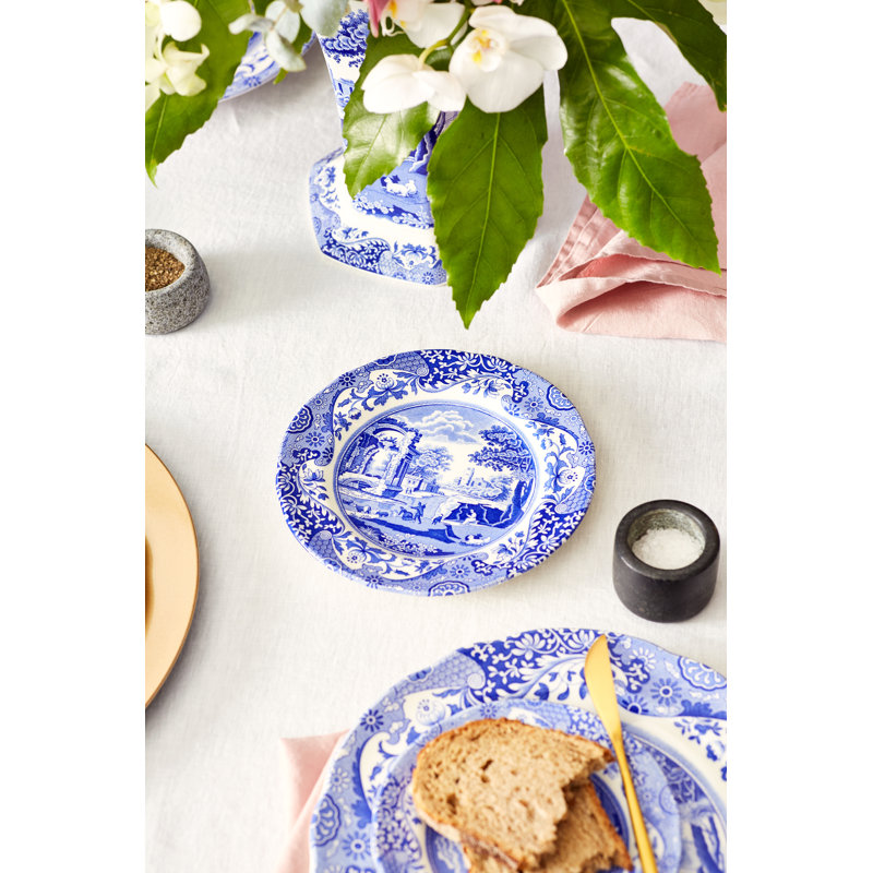 Spode Blue Italian 6.5" Earthenware Bread and Butter Plate