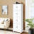 Tall Storage Cabinet With 8 Doors And 4 Shelves, Accent Cabinet For Living Room, Kitchen, Office, Bedroom, Accent Storage Cabinet For Indoor-1035640339