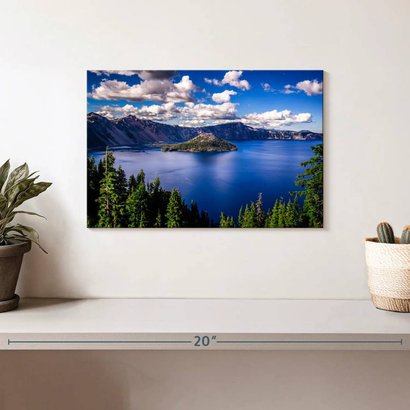 Alvord Picturesque Crater Lake, 8" H x 12" W