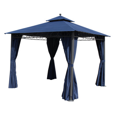 Patson 10 Ft. W x 10 Ft. D Metal Patio Gazebo