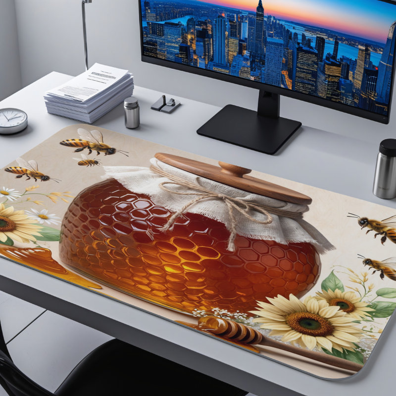 Polyester Desk Pad, 31.5x15.5