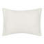 Housse de coussin en lin à boutons
