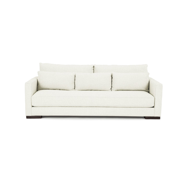 Leon Sofa, Wenge, Peacock Polyester