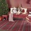 Tapis rouge carreauté Hankinson Prague-96678085