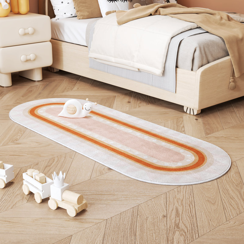 Tapis en velours antidérapant et doux pour chambre à coucher, salon Mordren 
