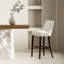 Tabouret de bar en chenille Beever-58102065