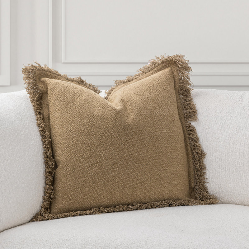 Lauren  Cotton Blend Throw Pillow