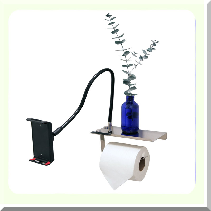 FlexiThrone Stainless Steel Phone & Tablet Holder