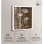 «White Poppy II Shadowbox Print Boho Rustic Wall Art» par Art Remedy, cadre blanc, 24 x 30-42602731-42602730