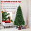 Arbre de Noël vert avec lumières-1575742208