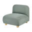 Taminka 1 Seater Fabric Seating Component