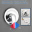 Wall Mounted Volume Control Complete Shower System-117215699