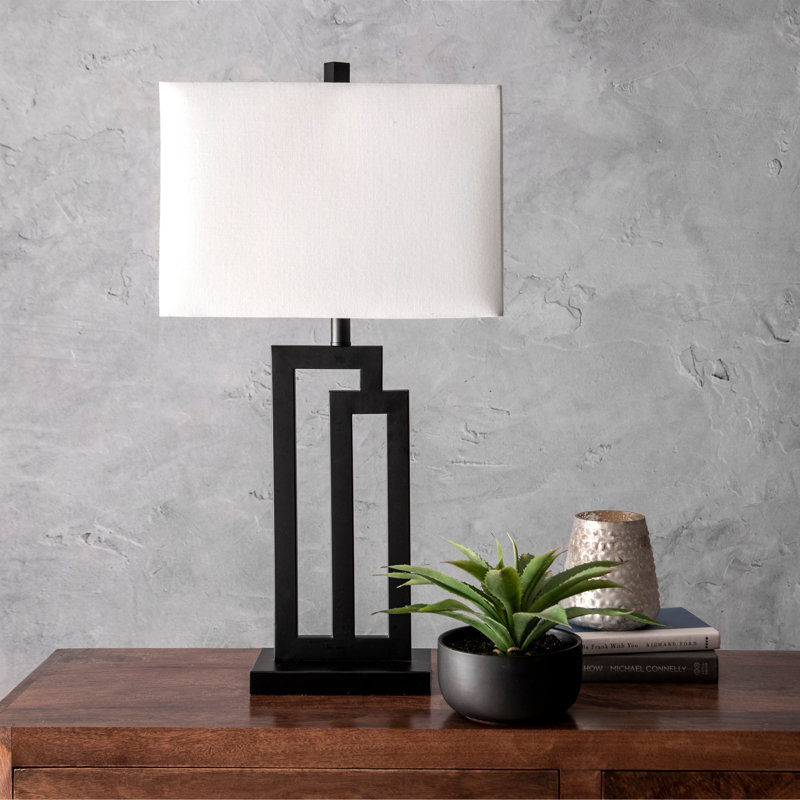 Lampe de table noire 32 po Kenzo