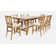 Maxine - Person Extendable Solid Wood Solid Wood Top Trestle Dining Set