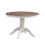 Table de salle à manger blanc crème pour 4, installation dans la cuisine et la chambre, pieds en bois d'hévéa massif rembourrés