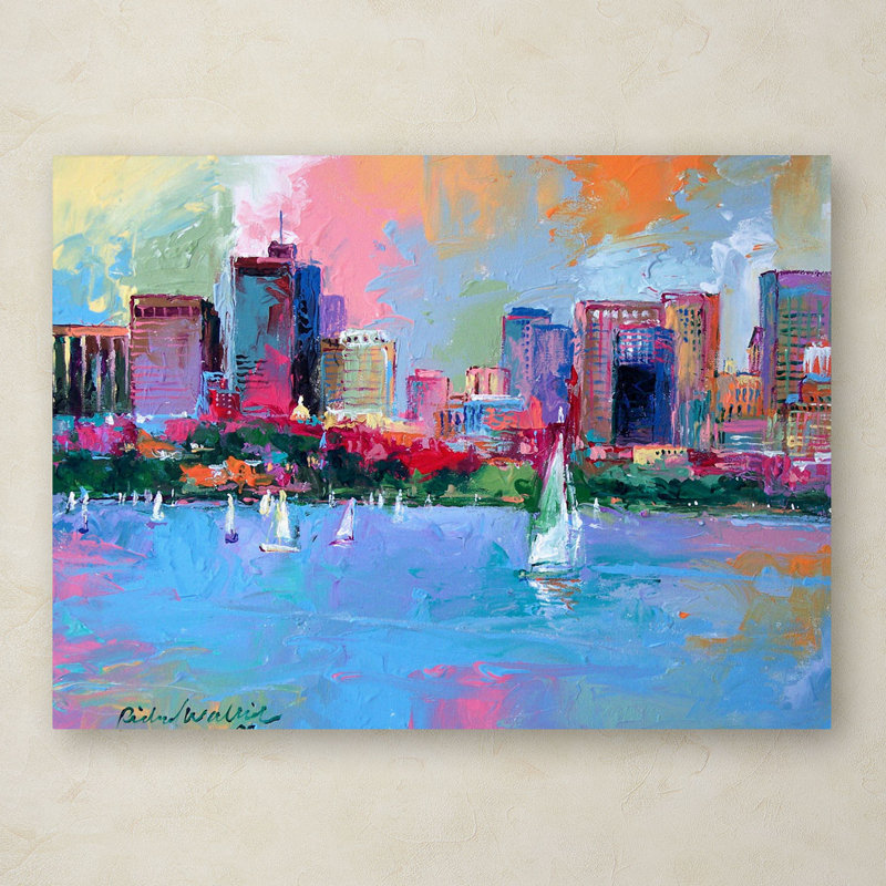 " Boston 3 " by Richard Wallich, 35" H x 47" W x 2" D