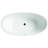 Opalo 67'' x 32'' Soaking Acrylic Bathtub