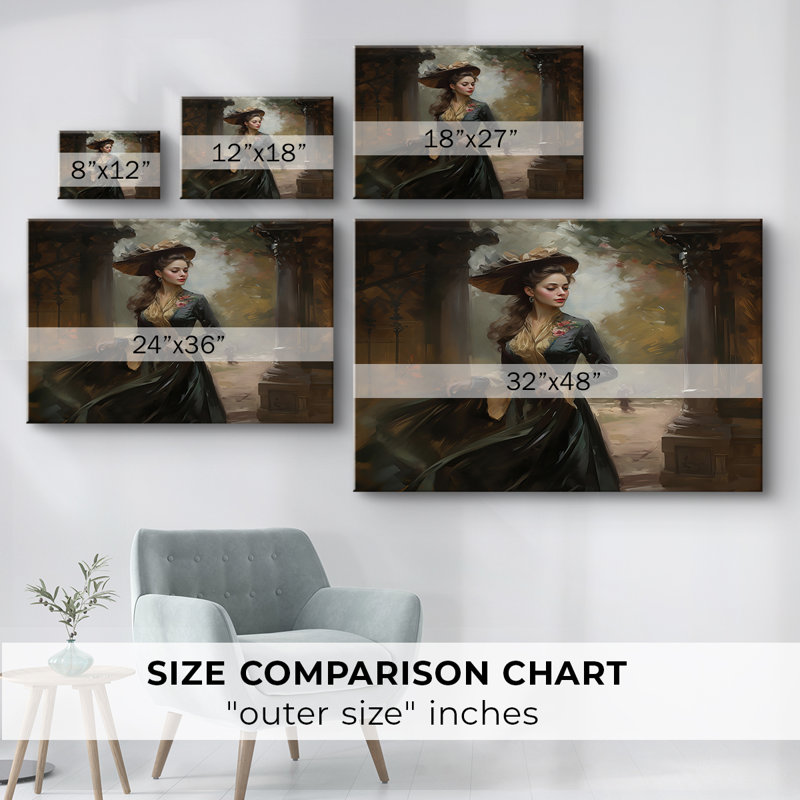 Beautiful Women-Lxxi -Gallery Wraraped Cavas, 32 x 48