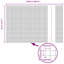 50cm H x 2500cm W Steel Fencing Kits