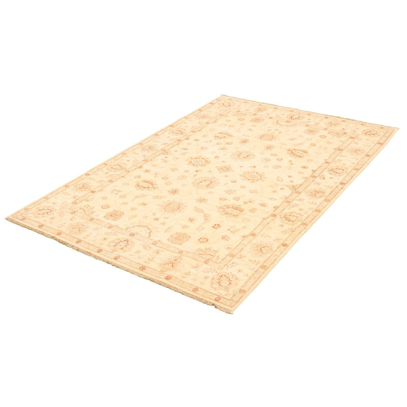 Tapis unique en laine noué à la main 6 pi 4 po x 9 pi 7 po nouvel âge Gwynith