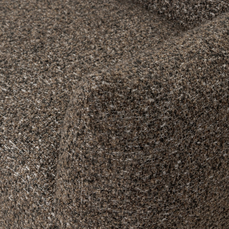 Margot Upholstered Swivel Chair, Ivan Granite Boucle