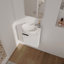 Meuble-lavabo de salle de bain avec lavabo, portes à fermeture en douceur-1042531363