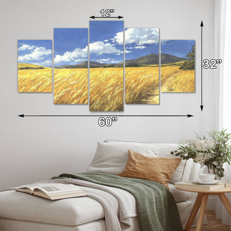 Douville - Meadow Wall Art - ensemble d'art mural traditionnel